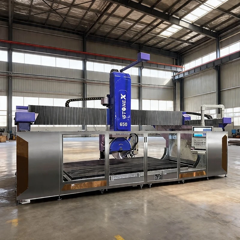 5 Axis CNC Bridge Saw Machine factory